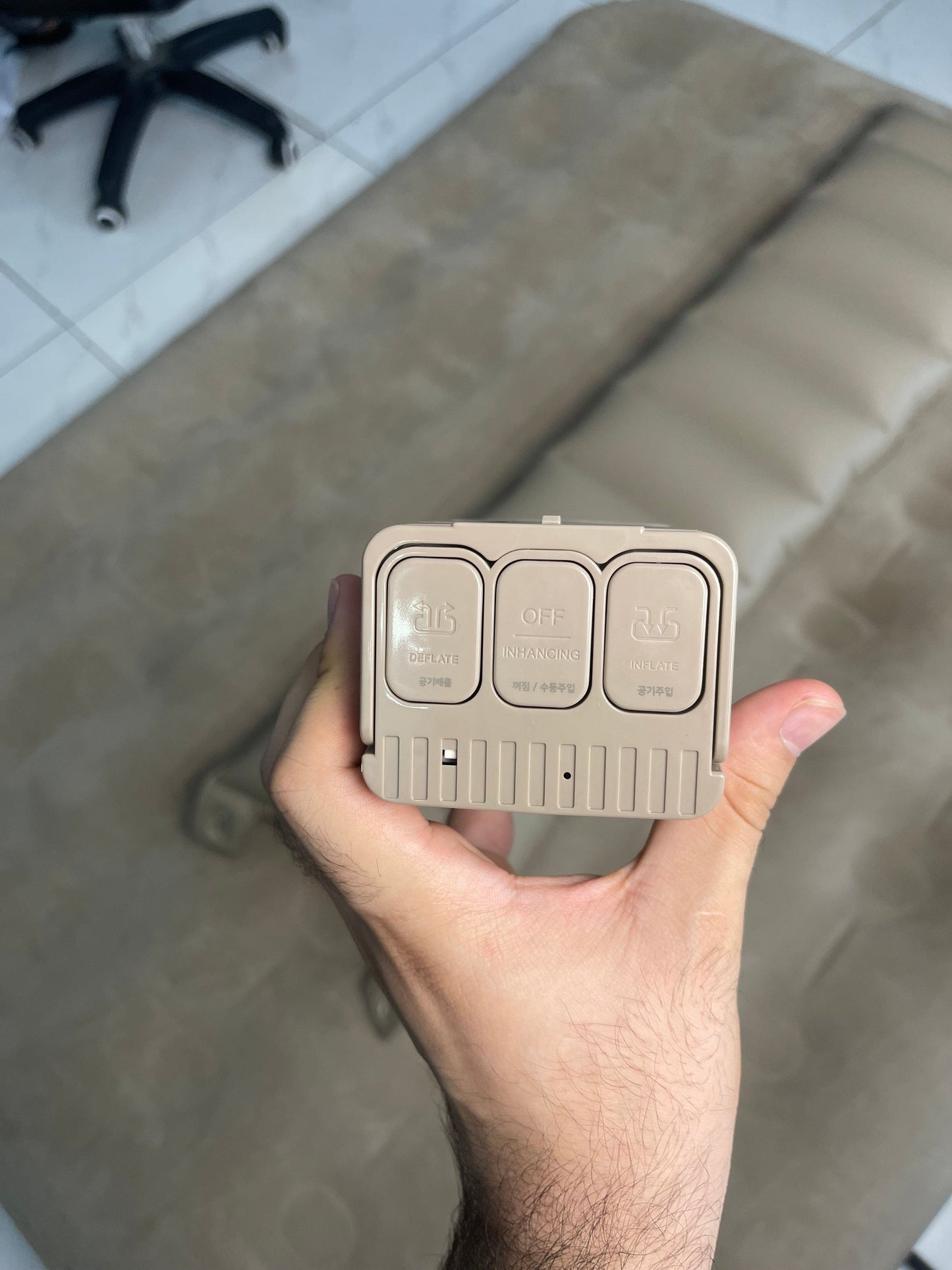 Twin Air Mattress with Built in Pump Raised