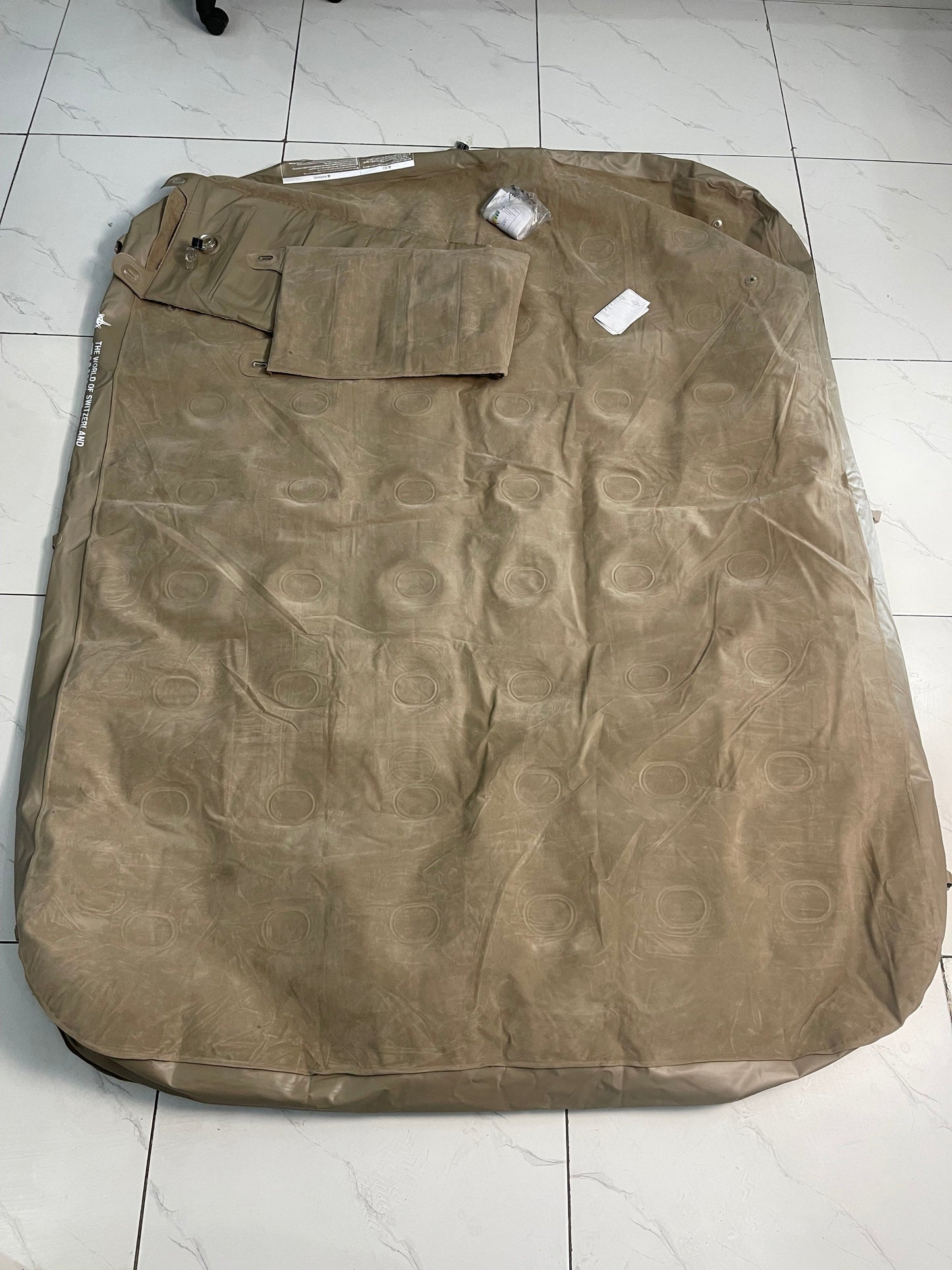 Twin Air Mattress with Built in Pump Raised
