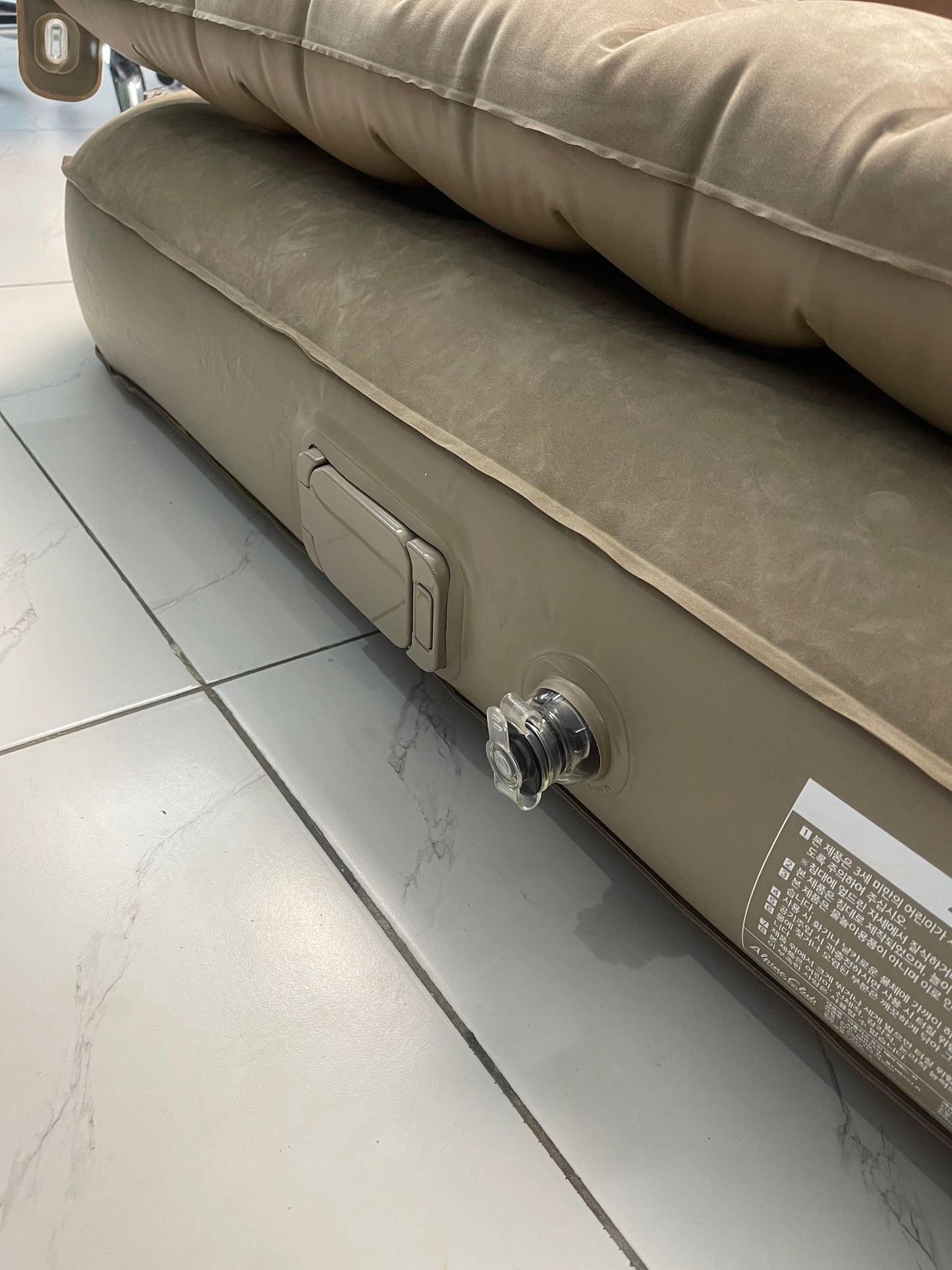 Twin Air Mattress with Built in Pump Raised