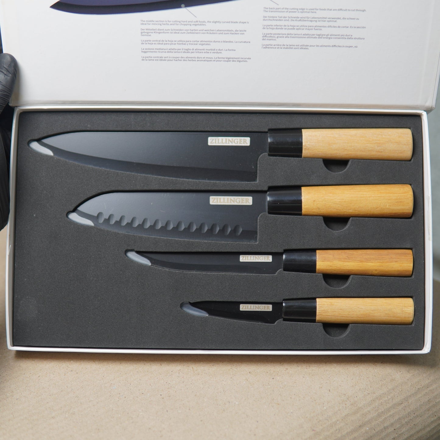 4 pieces Japanese knives Set