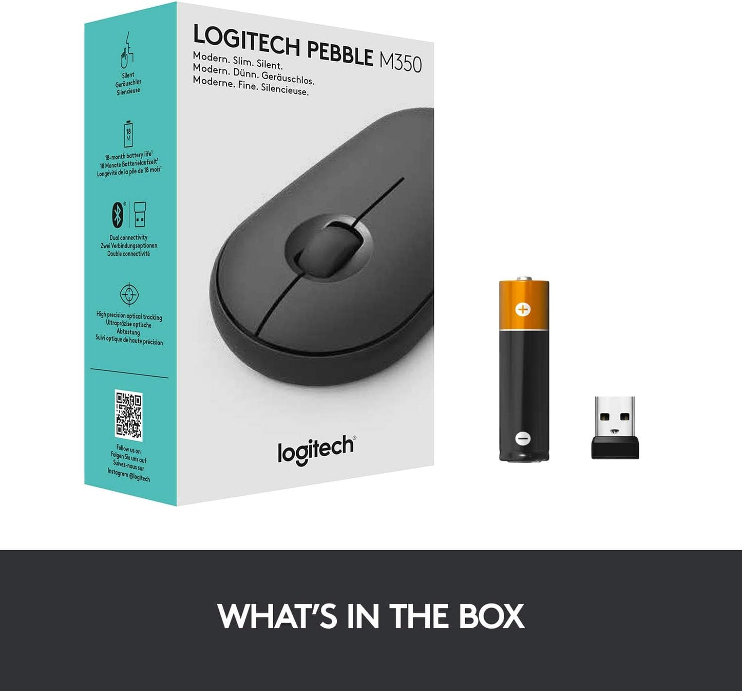 Logitech Pebble M350 Wireless Mouse