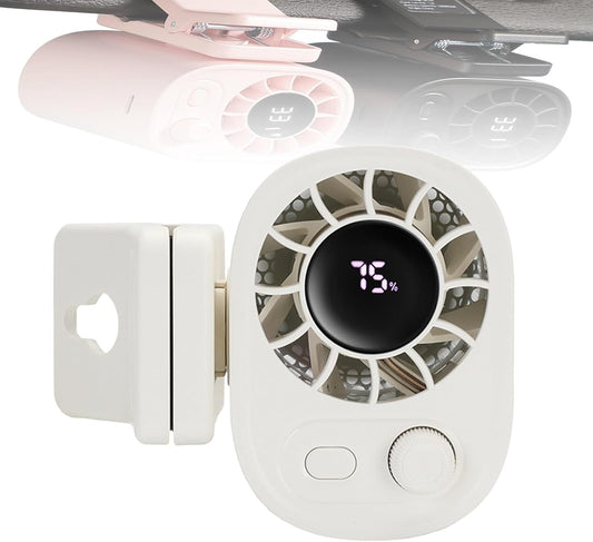 Portable Car  Clip Fan 360° Rotatable