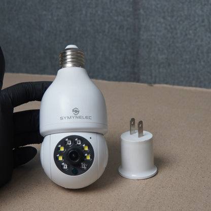 SYMYNELEC Dual-Band Light Bulb Security Camera