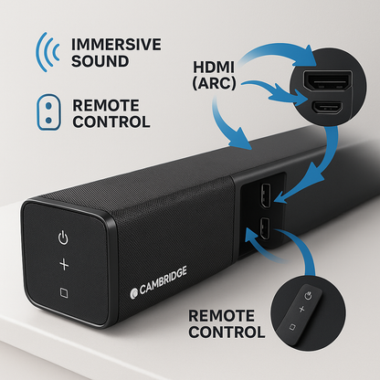 Cambridge Audio TVB2 Soundbar – Premium TV Audio Upgrade