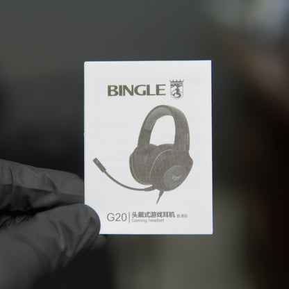 BINGLE G20 Wired Gaming Headset with Noise-Canceling Mic