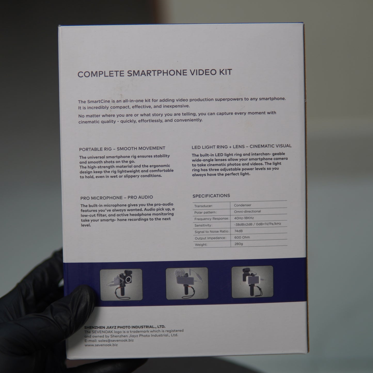 Movo SmartCine-W1 Wireless Smartphone Video Kit