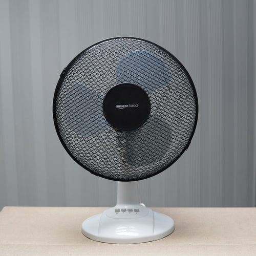 Amazon Basics 3-Speed Oscillating 12-inch Table Desk Fan