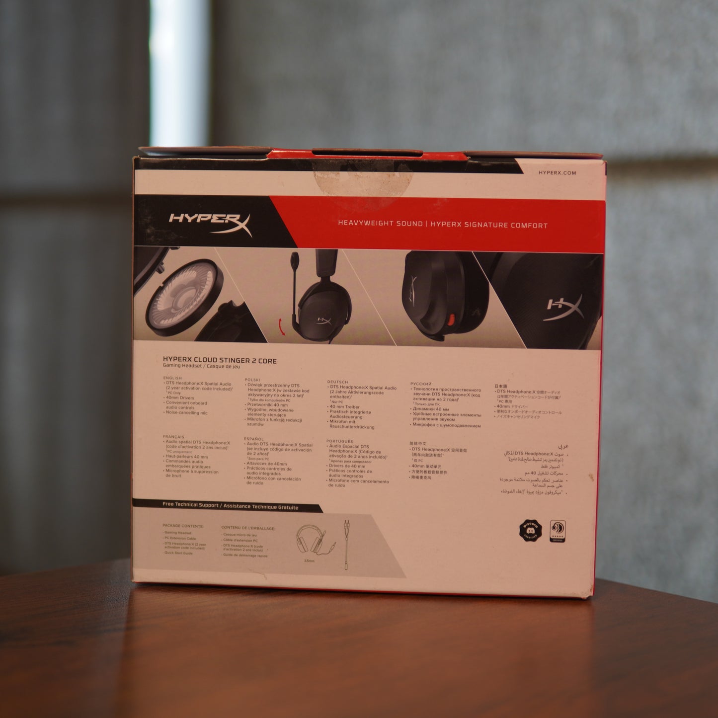 HyperX Cloud Stinger 2 Core – Lightweight Wired Gaming Headset