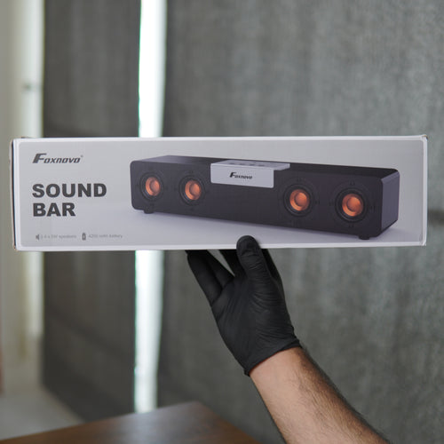 FOXNOVO Sound Bar 20W Smart Loudspeaker for Computer/TV 4200mAh Wireless