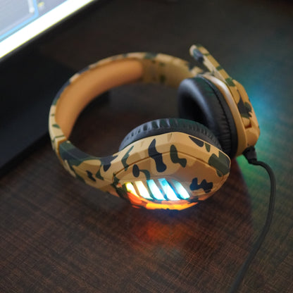 J1 RGB Gaming Headset with Noise-Canceling Microphone