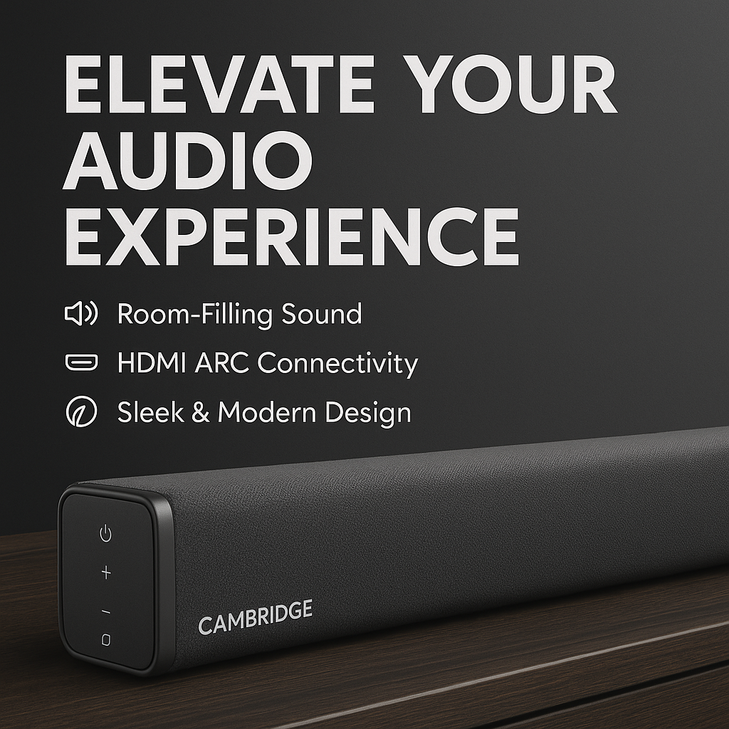 Cambridge Audio TVB2 Soundbar – Premium TV Audio Upgrade