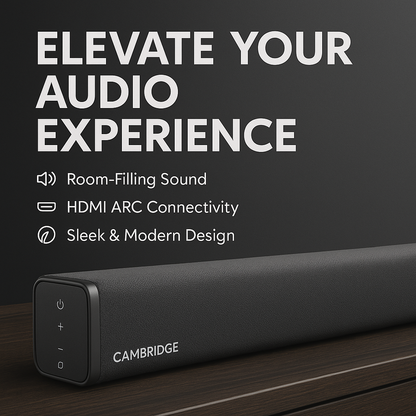 Cambridge Audio TVB2 Soundbar – Premium TV Audio Upgrade