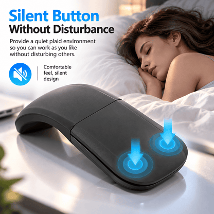Foldable Wireless Touch Mouse