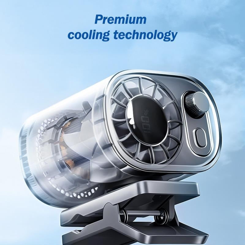 Portable Car  Clip Fan 360° Rotatable