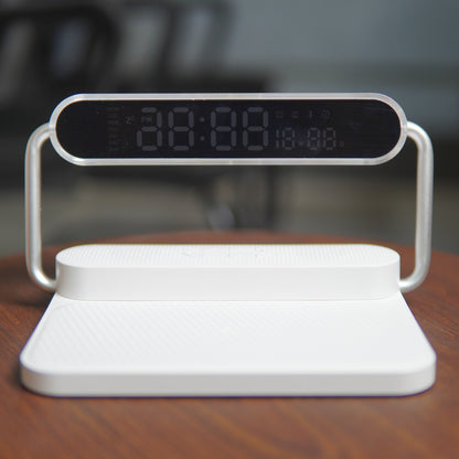 4 in 1 Wireless Charger with Bluetooth Speaker, Clock Display & Night Light