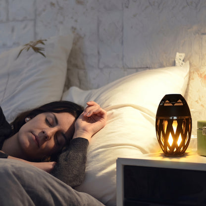 TikiTunes Portable Bluetooth 5.0 Indoor/Outdoor Wireless Speaker, LED Torch Atmospheric Lighting Effects