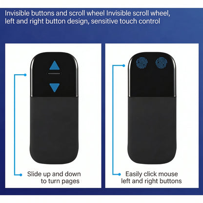 UltraFold Wireless Touch Optical Mouse – Slim, Lightweight & Travel-Friendly Productivity Mouse