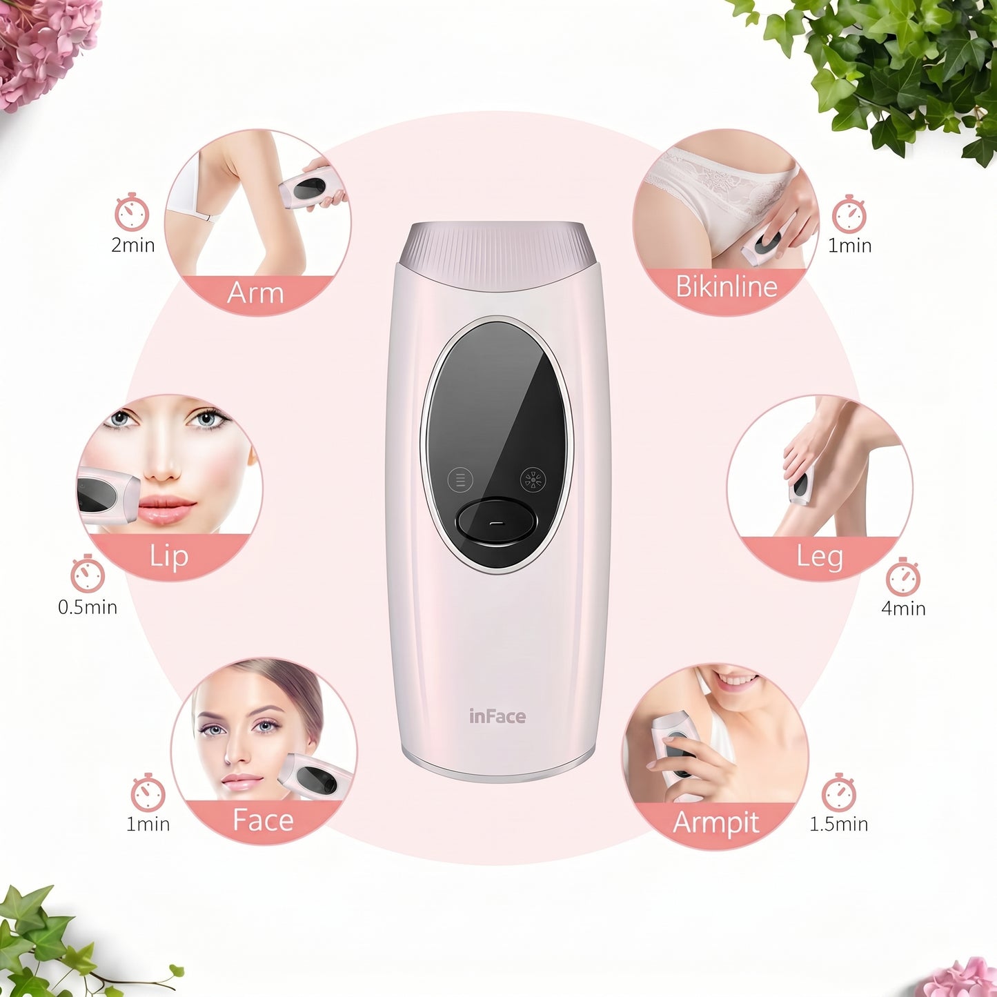 InFace IPL Crystal Freezing Point Hair Removal ZH-18E
