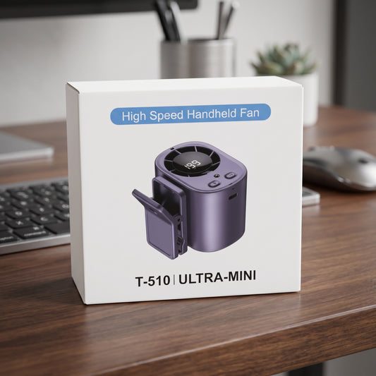 Portable Car  Clip Fan 360° Rotatable