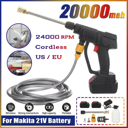 Cordless High Pressure Car Washer – Rechargeable | Foam Spray